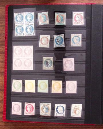 1850-1872, Collection classique d'essais de couleurs,