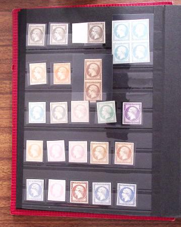1850-1872, Collection classique d'essais de couleurs,