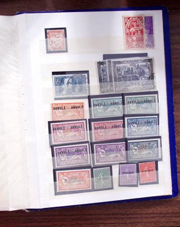 1883-1964, Lot de France en 4 albums et 1 petit classeurs