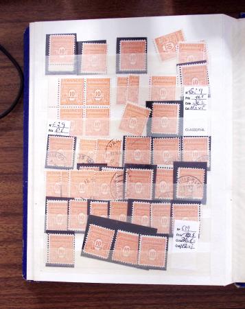 1883-1964, Lot de France en 4 albums et 1 petit classeurs