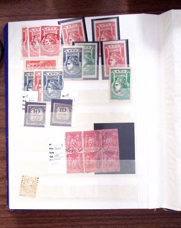 1883-1964, Lot de France en 4 albums et 1 petit classeurs