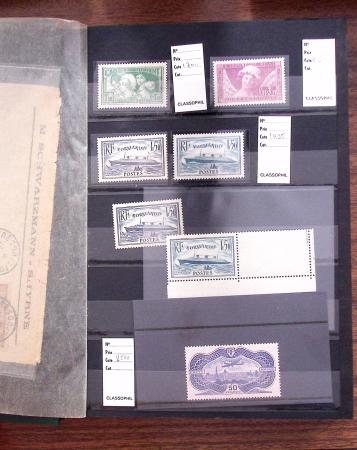 1883-1964, Lot de France en 4 albums et 1 petit classeurs