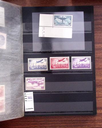 1883-1964, Lot de France en 4 albums et 1 petit classeurs
