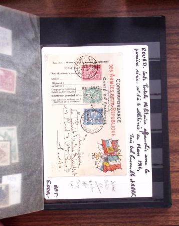1883-1964, Lot de France en 4 albums et 1 petit classeurs