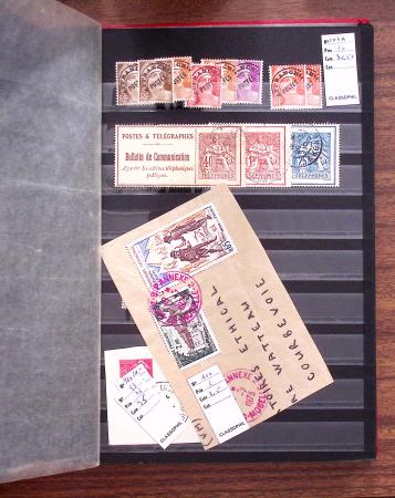 1883-1964, Lot de France en 4 albums et 1 petit classeurs
