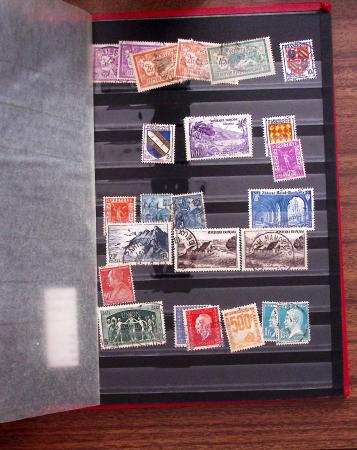 1883-1964, Lot de France en 4 albums et 1 petit classeurs