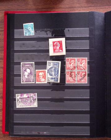 1883-1964, Lot de France en 4 albums et 1 petit classeurs