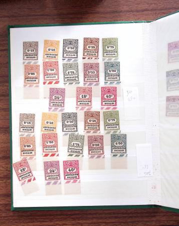 1883-1964, Lot de France en 4 albums et 1 petit classeurs