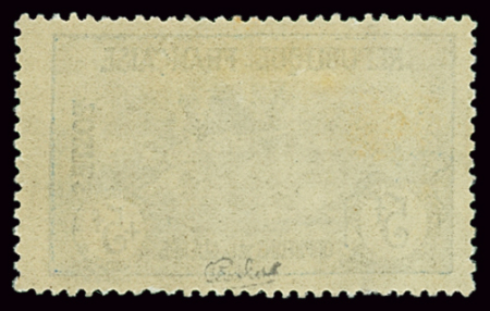 N°155 5f+5f noir et bleu Orphelins, neuf *, TB