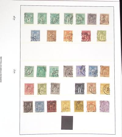1849-2005, Collection de France en 9 albums, obl. au