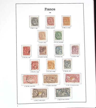 1849-2005, Collection de France en 9 albums, obl. au