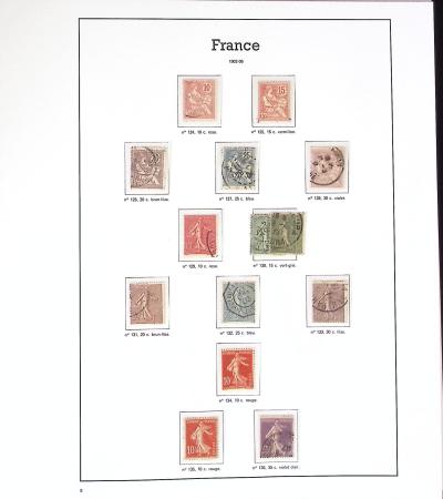 1849-2005, Collection de France en 9 albums, obl. au