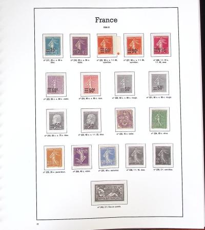 1849-2005, Collection de France en 9 albums, obl. au