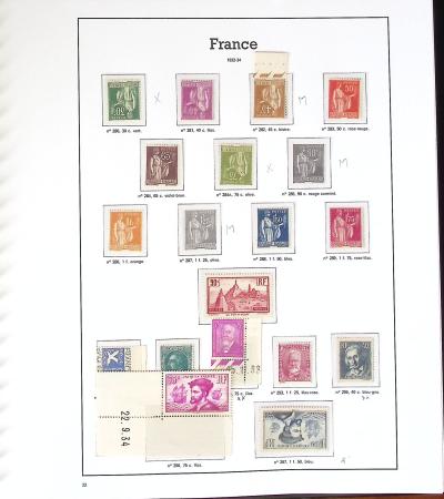1849-2005, Collection de France en 9 albums, obl. au