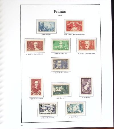1849-2005, Collection de France en 9 albums, obl. au