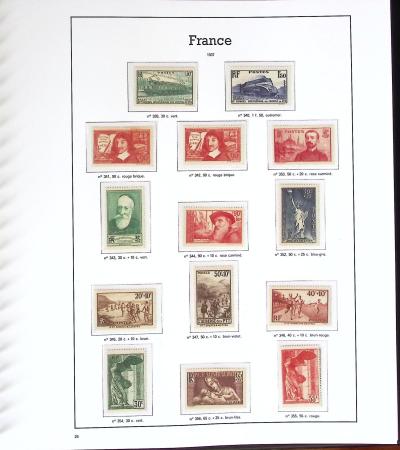1849-2005, Collection de France en 9 albums, obl. au