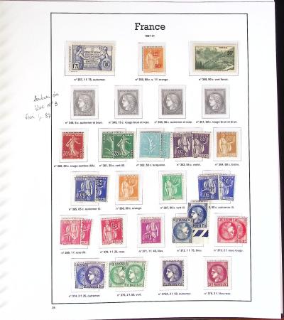1849-2005, Collection de France en 9 albums, obl. au