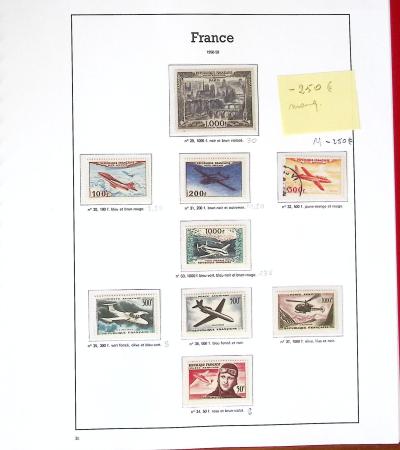 1849-2005, Collection de France en 9 albums, obl. au
