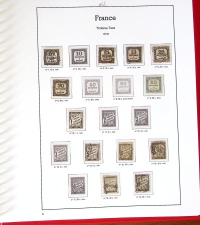1849-2005, Collection de France en 9 albums, obl. au