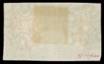 1840 2d Blue plate 1 IG-IH, large margined horizontal