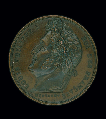 1836 Commemorative medal issued in France for the erection