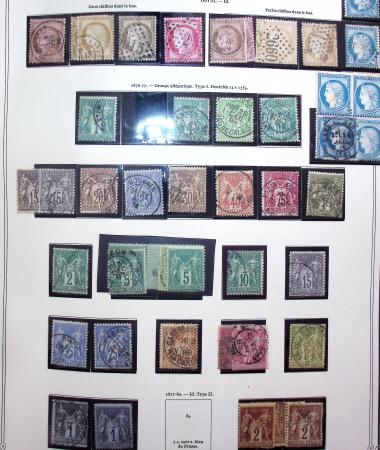 1849-1975 Belle collection de France en un album Y&T,