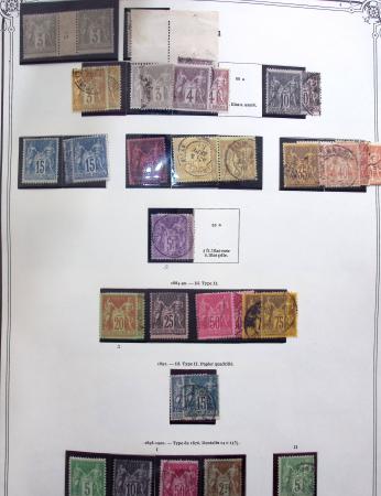 1849-1975 Belle collection de France en un album Y&T,