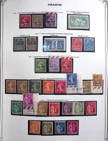 1849-1975 Belle collection de France en un album Y&T,