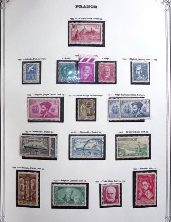 1849-1975 Belle collection de France en un album Y&T,