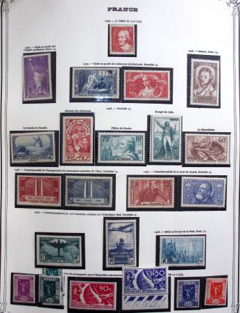 1849-1975 Belle collection de France en un album Y&T,