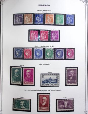1849-1975 Belle collection de France en un album Y&T,