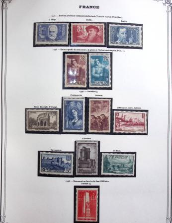 1849-1975 Belle collection de France en un album Y&T,