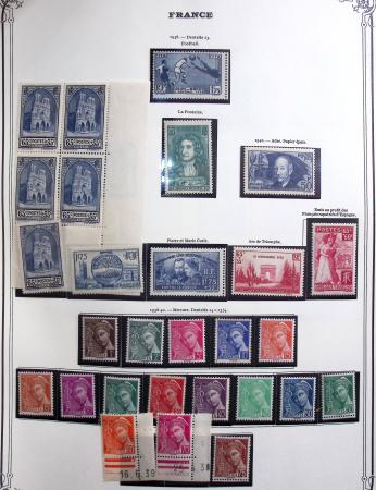 1849-1975 Belle collection de France en un album Y&T,