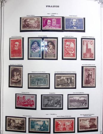 1849-1975 Belle collection de France en un album Y&T,