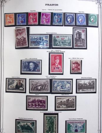 1849-1975 Belle collection de France en un album Y&T,
