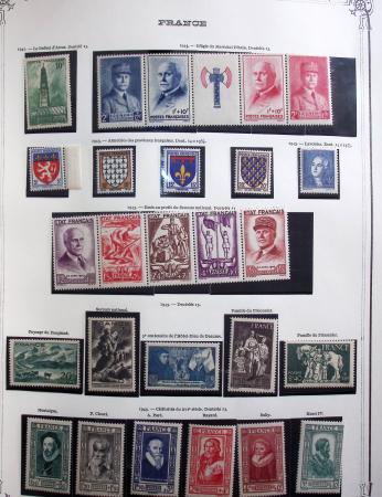 1849-1975 Belle collection de France en un album Y&T,