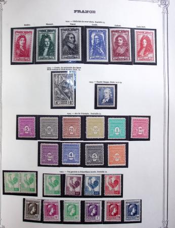1849-1975 Belle collection de France en un album Y&T,
