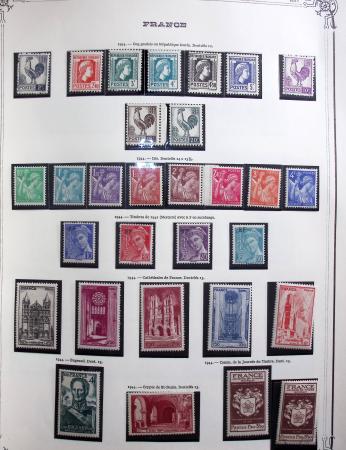 1849-1975 Belle collection de France en un album Y&T,