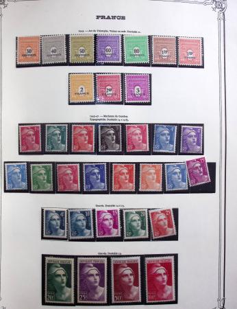 1849-1975 Belle collection de France en un album Y&T,