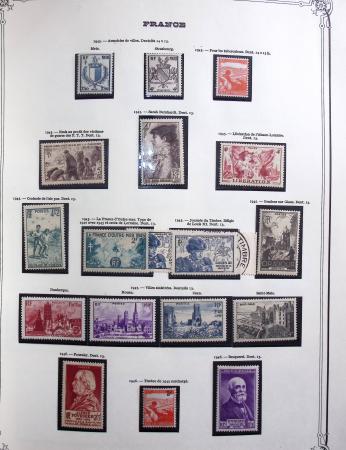 1849-1975 Belle collection de France en un album Y&T,