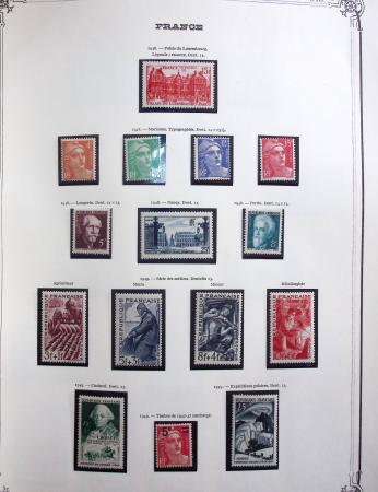 1849-1975 Belle collection de France en un album Y&T,