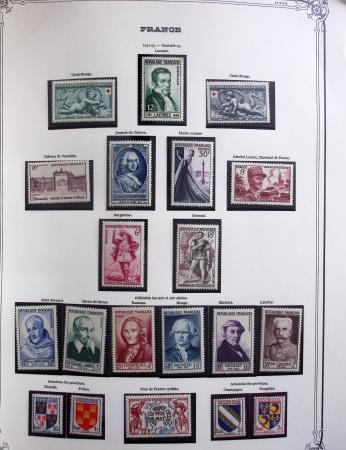 1849-1975 Belle collection de France en un album Y&T,