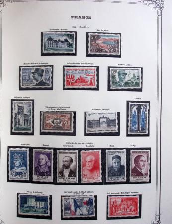 1849-1975 Belle collection de France en un album Y&T,