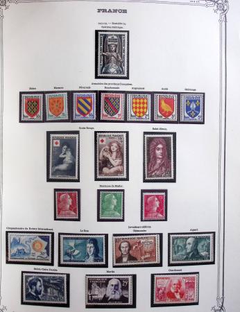 1849-1975 Belle collection de France en un album Y&T,