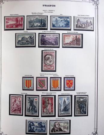 1849-1975 Belle collection de France en un album Y&T,