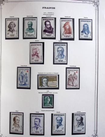 1849-1975 Belle collection de France en un album Y&T,