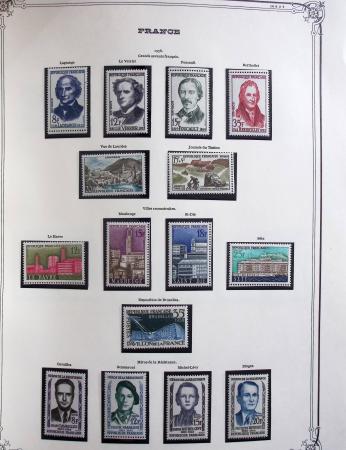 1849-1975 Belle collection de France en un album Y&T,