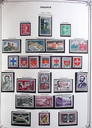 1849-1975 Belle collection de France en un album Y&T,