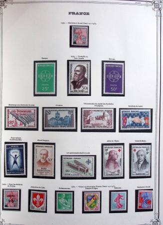 1849-1975 Belle collection de France en un album Y&T,