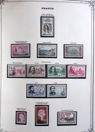 1849-1975 Belle collection de France en un album Y&T,